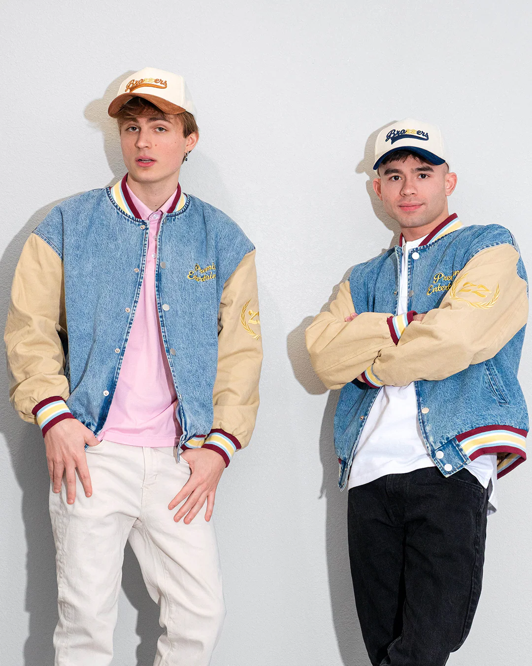 Denim Letterman Jacket - Image 16