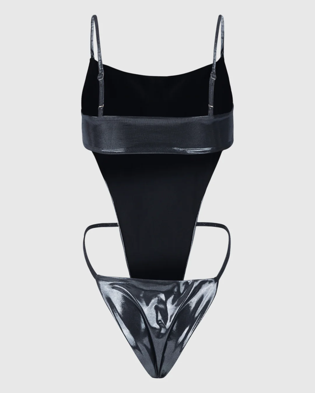 Metallic One-Piece Swimsuit - Image 3