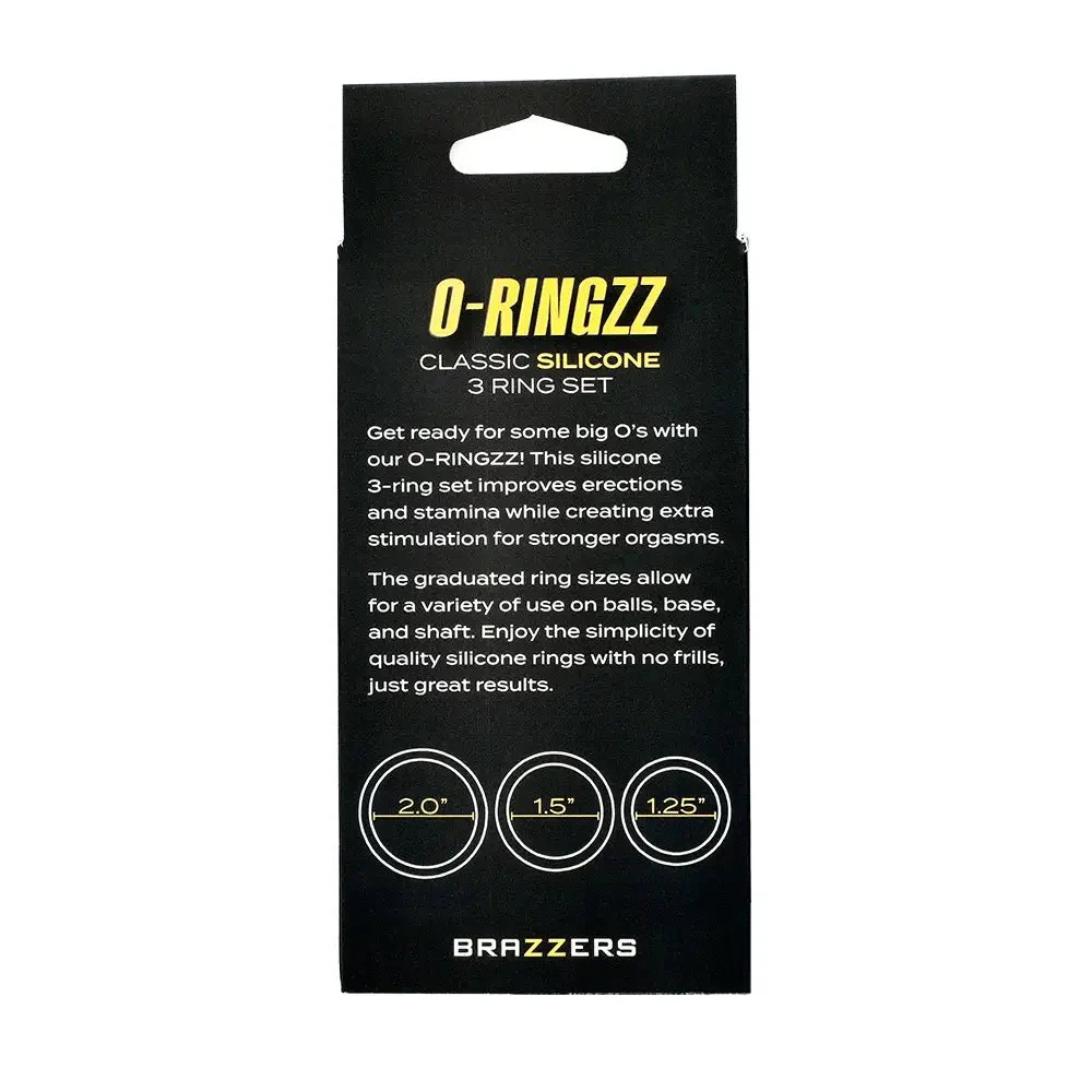 Brazzers Toys O-Ringzz 3pc Silicone Cock Ring Set - Image 2