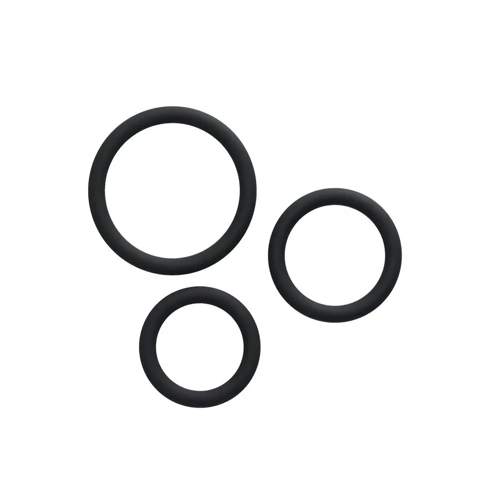 Brazzers Toys O-Ringzz 3pc Silicone Cock Ring Set - Image 4