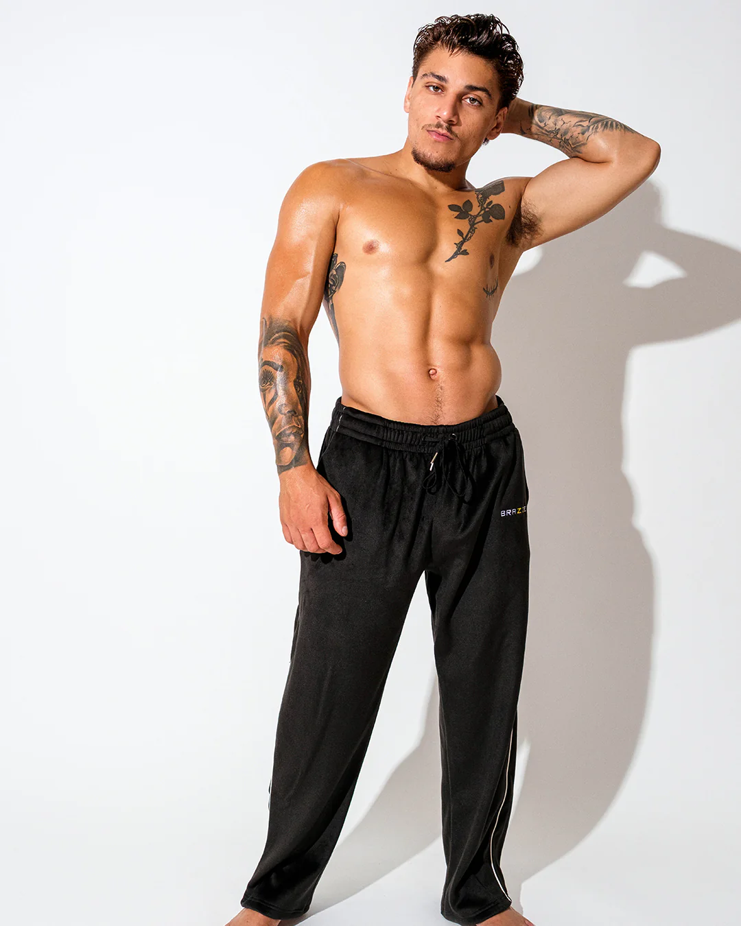 Men's Double Face Velvet Straight Pants - Image 5