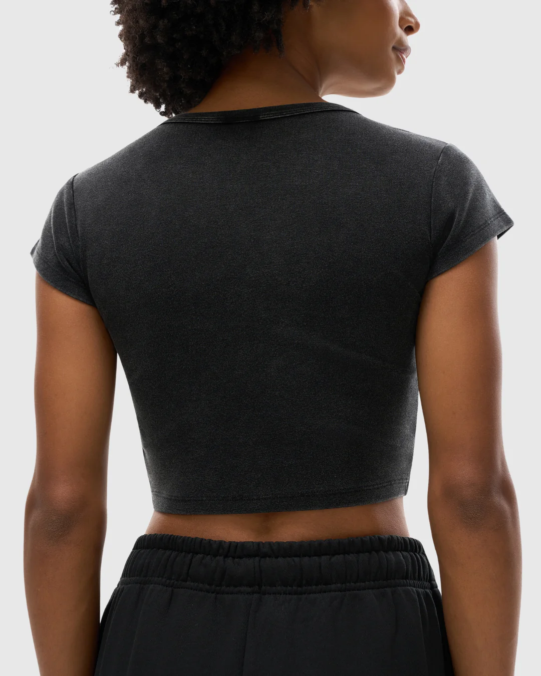Women's Snow Washed Crop Top - Image 6