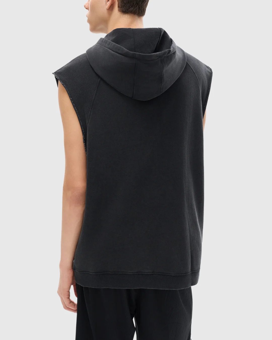 Snow Washed Sleeveless Hoodie - Image 3