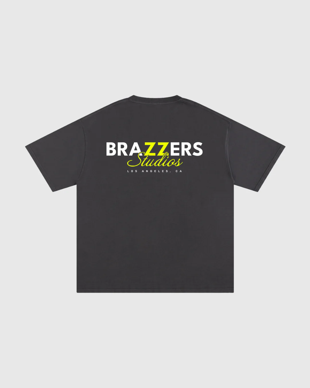 Brazzers Studios T-Shirt - Neon Yellow - Image 5