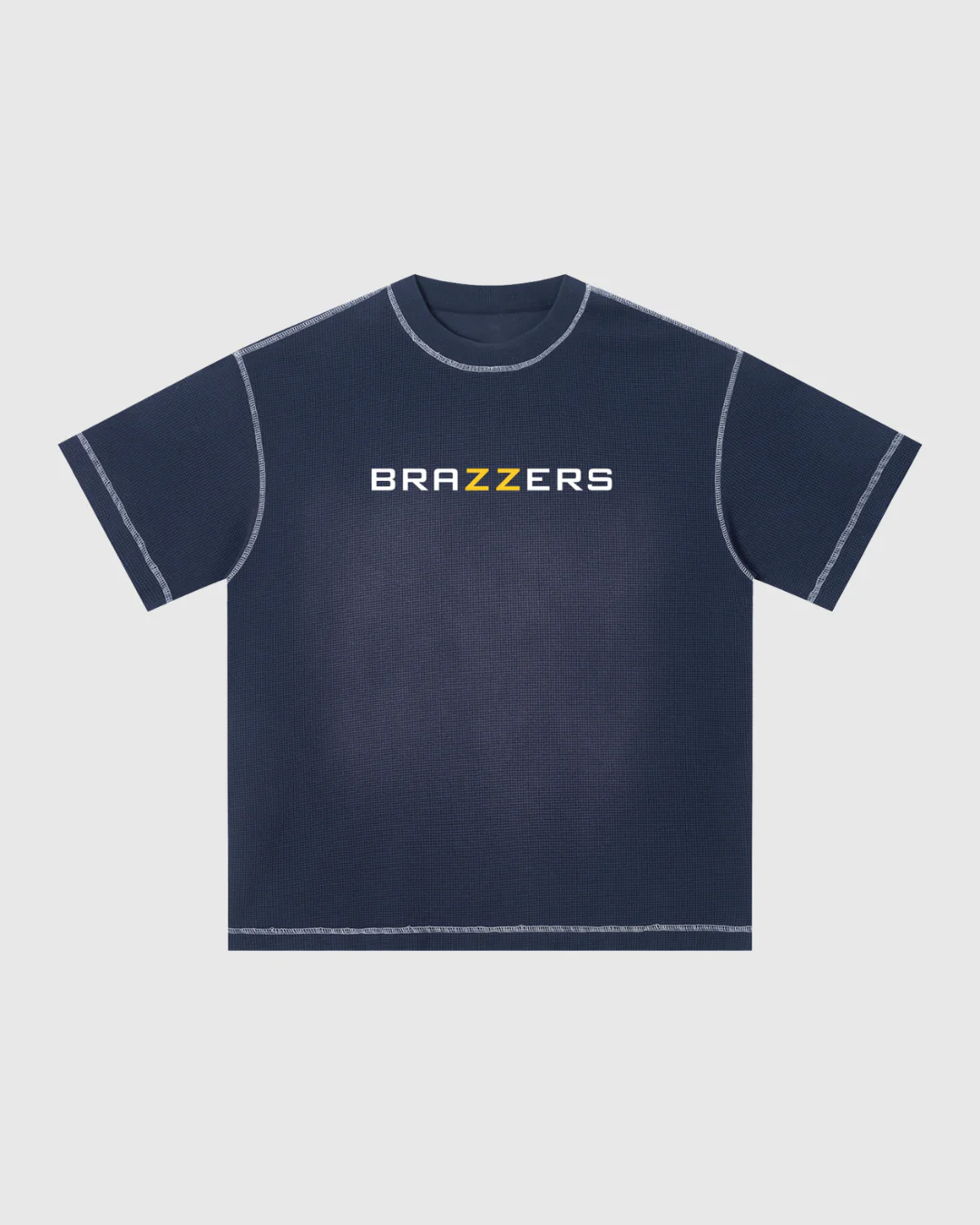Sunfade Waffle Boxy T-Shirt - Image 11
