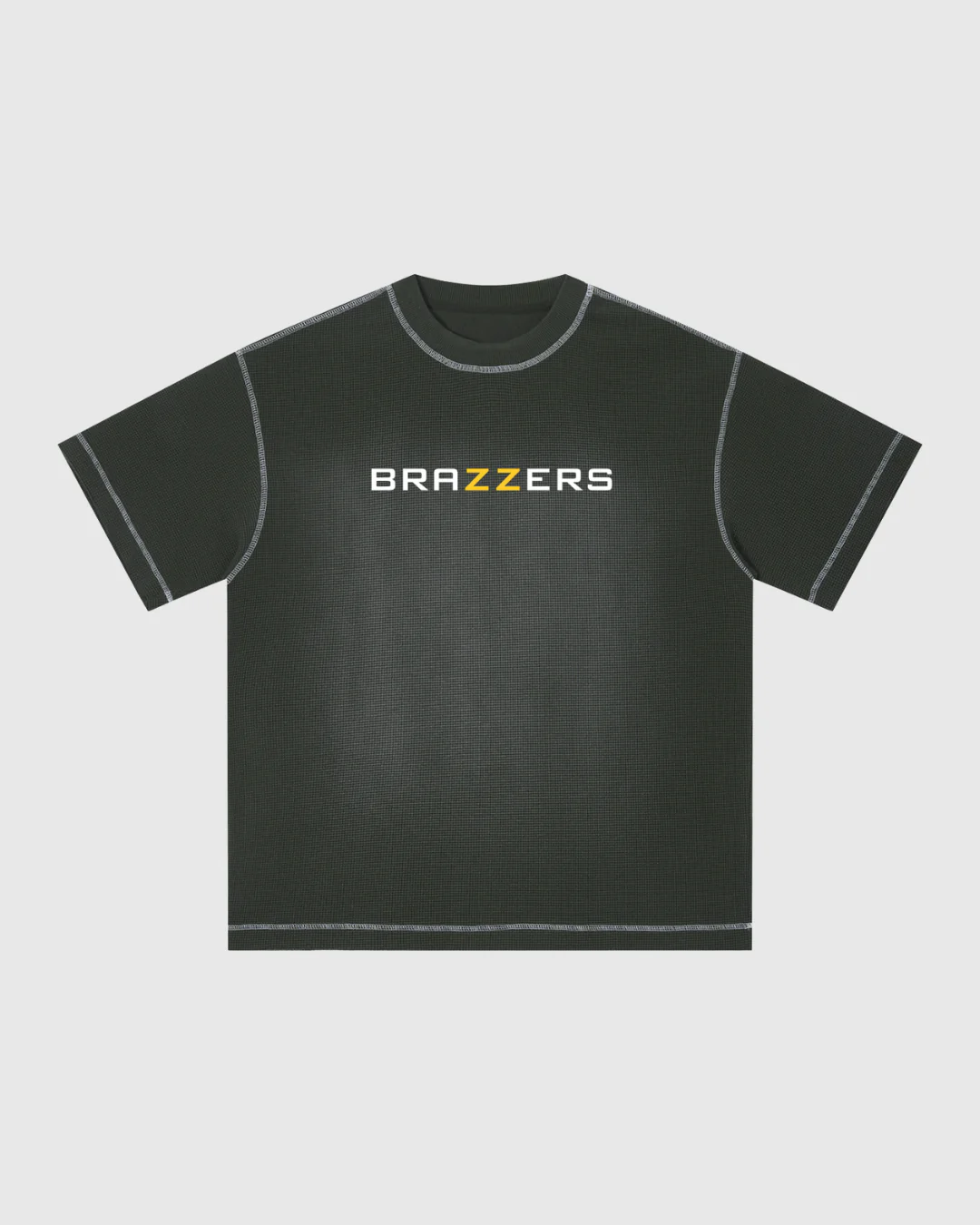 Sunfade Waffle Boxy T-Shirt - Image 14