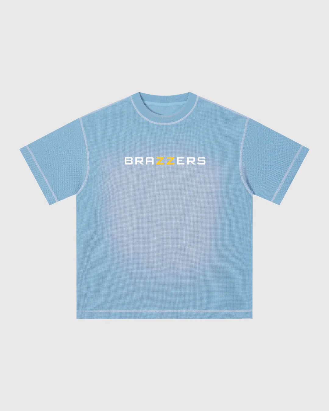 Sunfade Waffle Boxy T-Shirt - Image 7