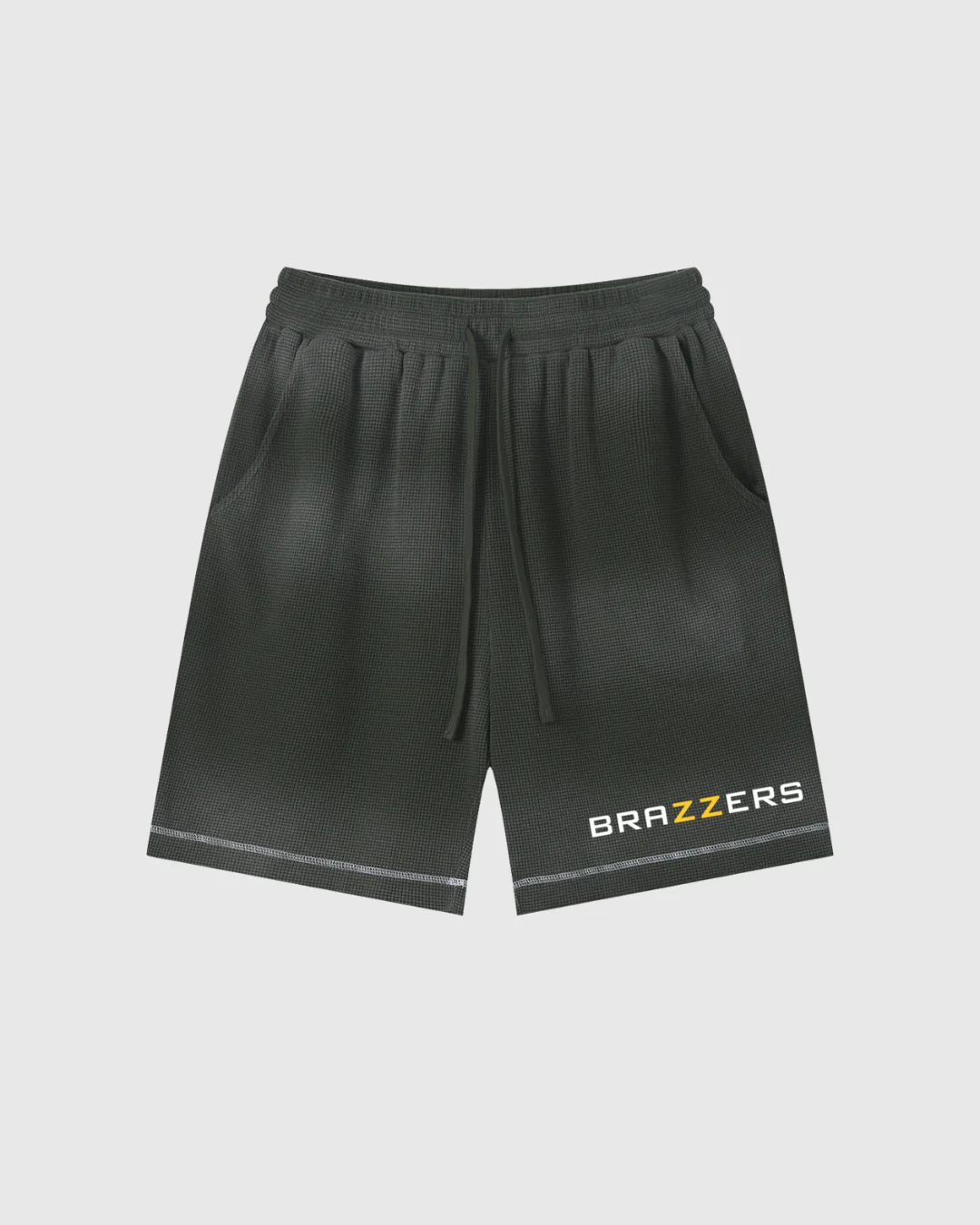 Sunfade Waffle Raw Hem Shorts - Image 11