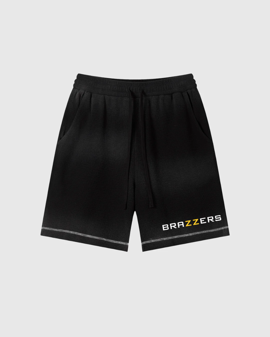 Sunfade Waffle Raw Hem Shorts - Image 5