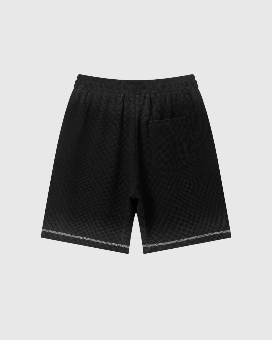 Sunfade Waffle Raw Hem Shorts - Image 6