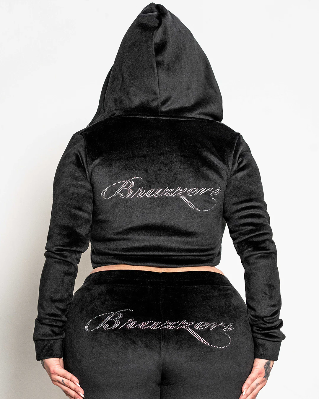 Women's Double Face Velvet Zip-Up Hoodie - Image 6